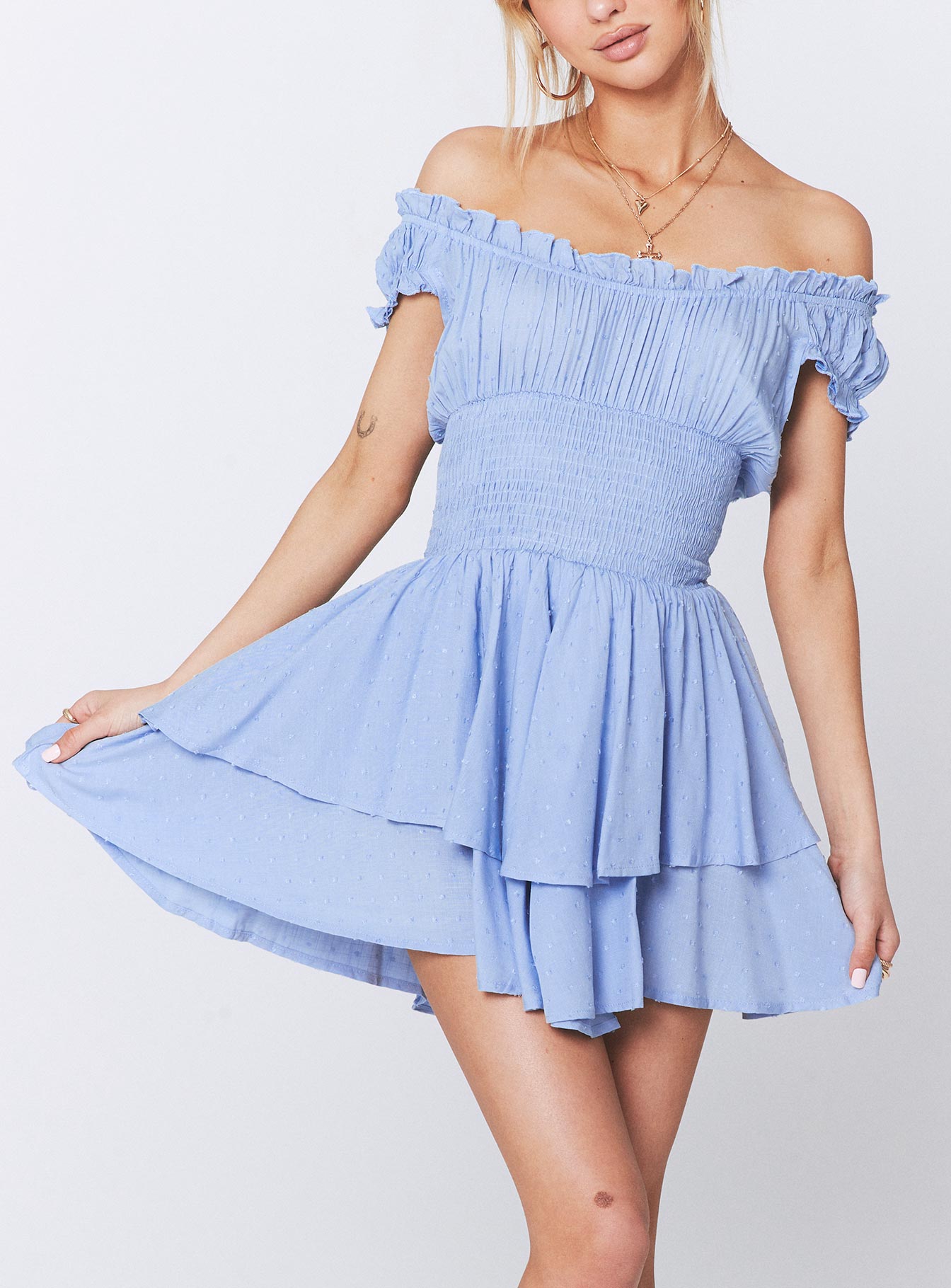 The Love Galore Romper Blue Lower Impact