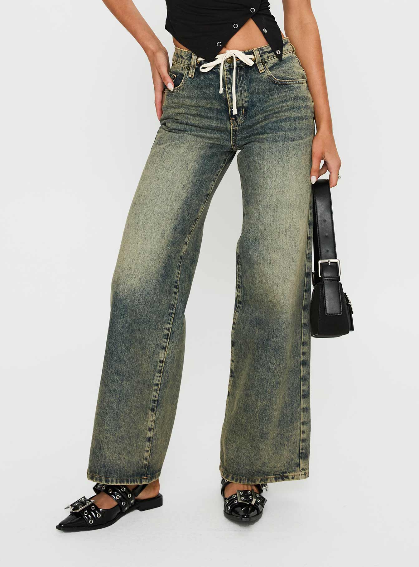 Mellowed Out Slouchy Jeans Antique Wash