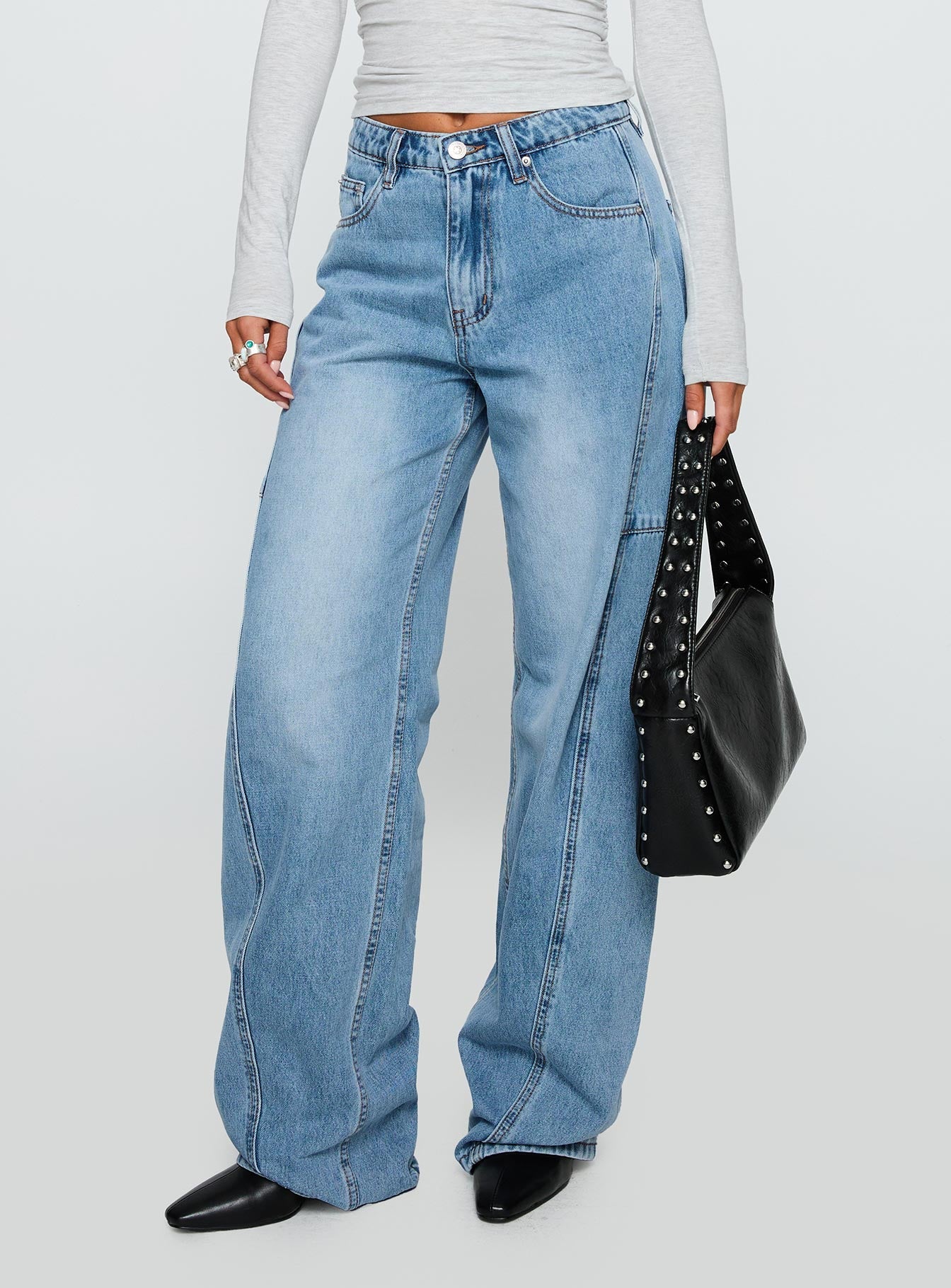 Esperance Barrel Leg Jeans Vintage Blue