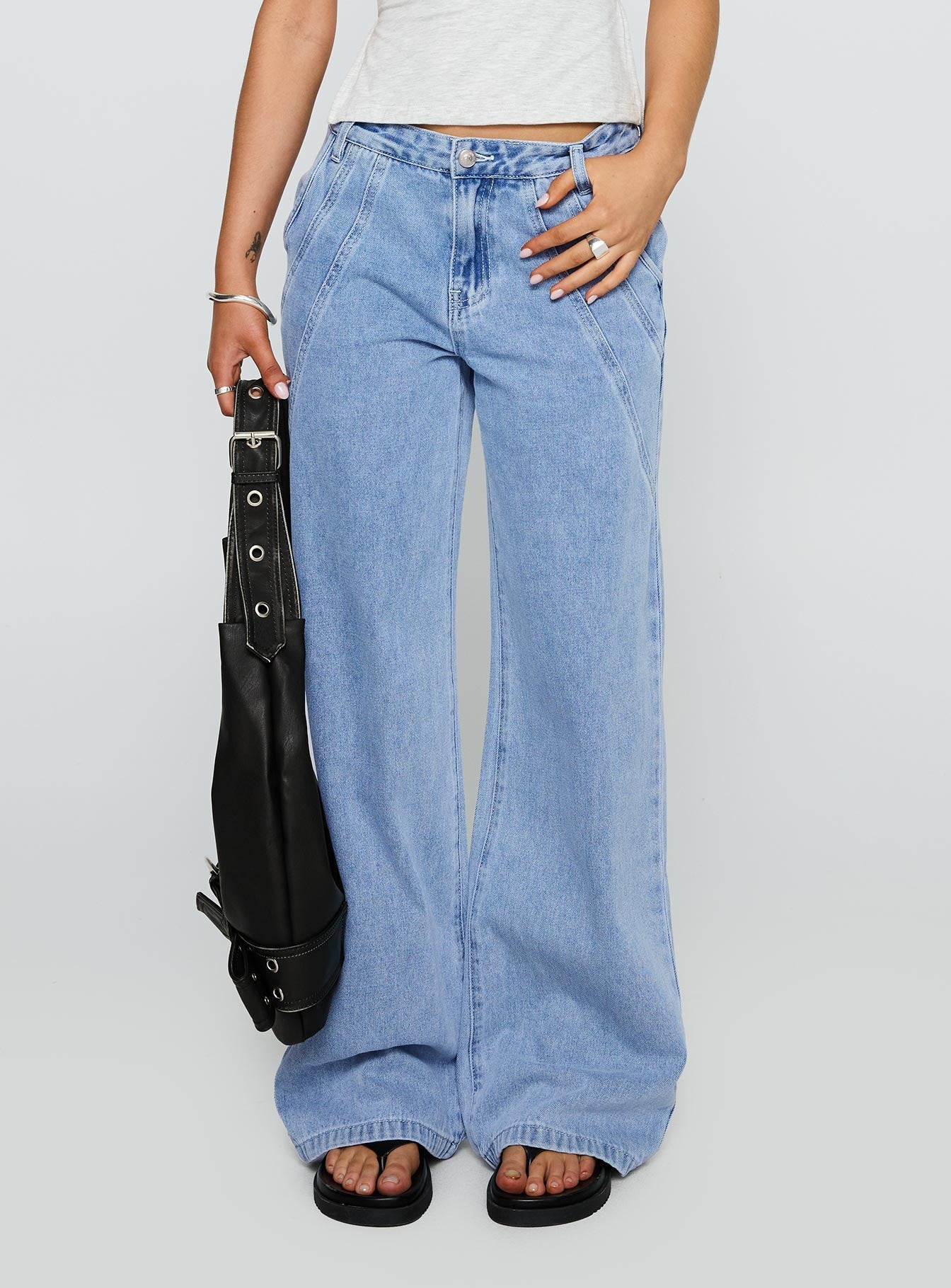 Reaper Baggy Denim Jeans Light Blue Wash