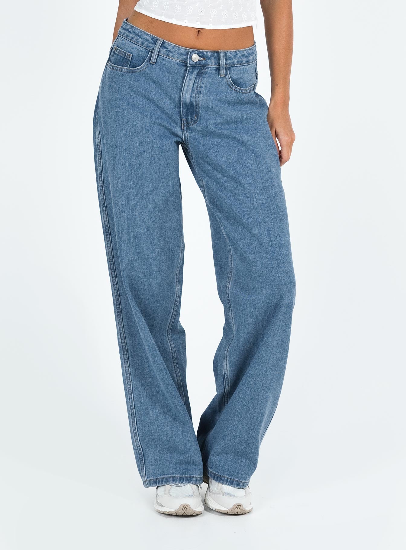 Maryanne Mid-rise Relaxed Denim Jeans Mid Wash Denim Tall