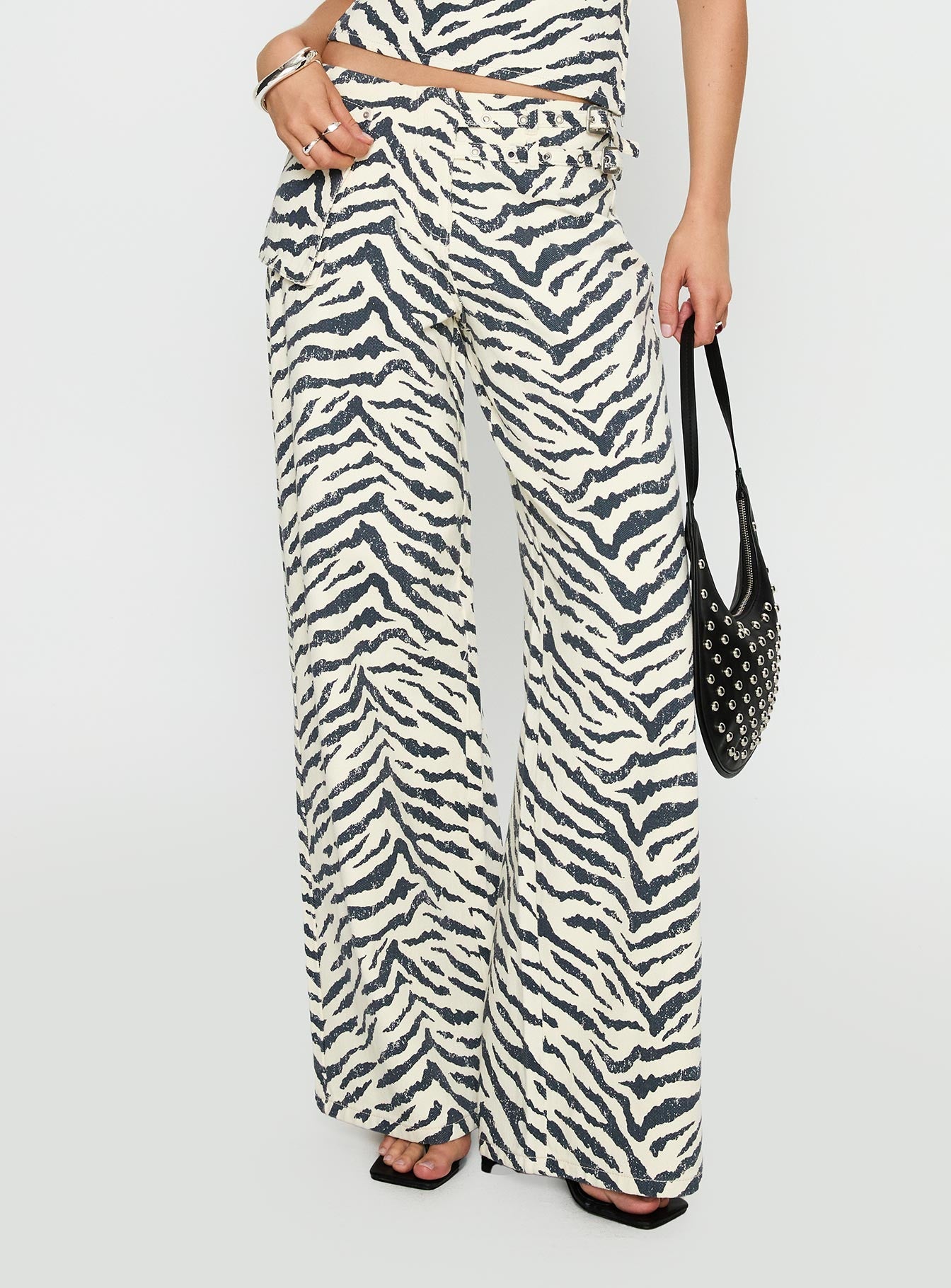 Paltrow Cargo Jeans Zebra