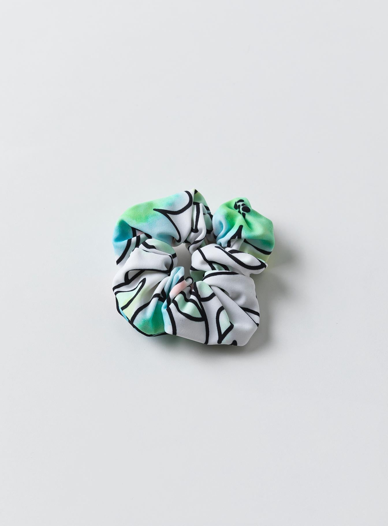 Sasha Scrunchie Blue / Pink Floral
