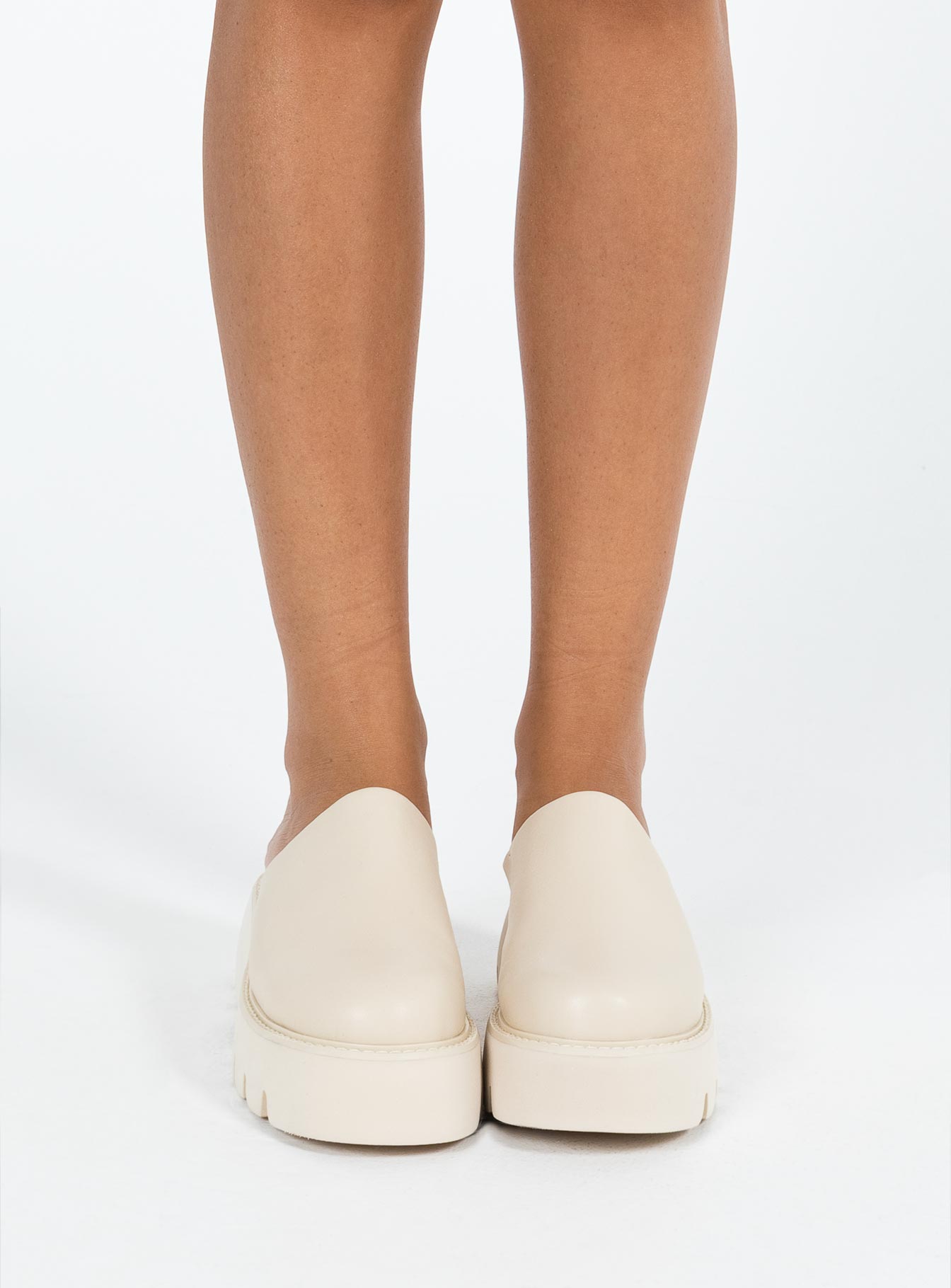 Marcie Slide On Flats Cream