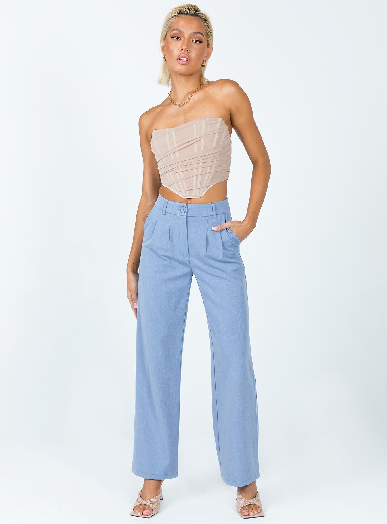 Archer Pants Blue
