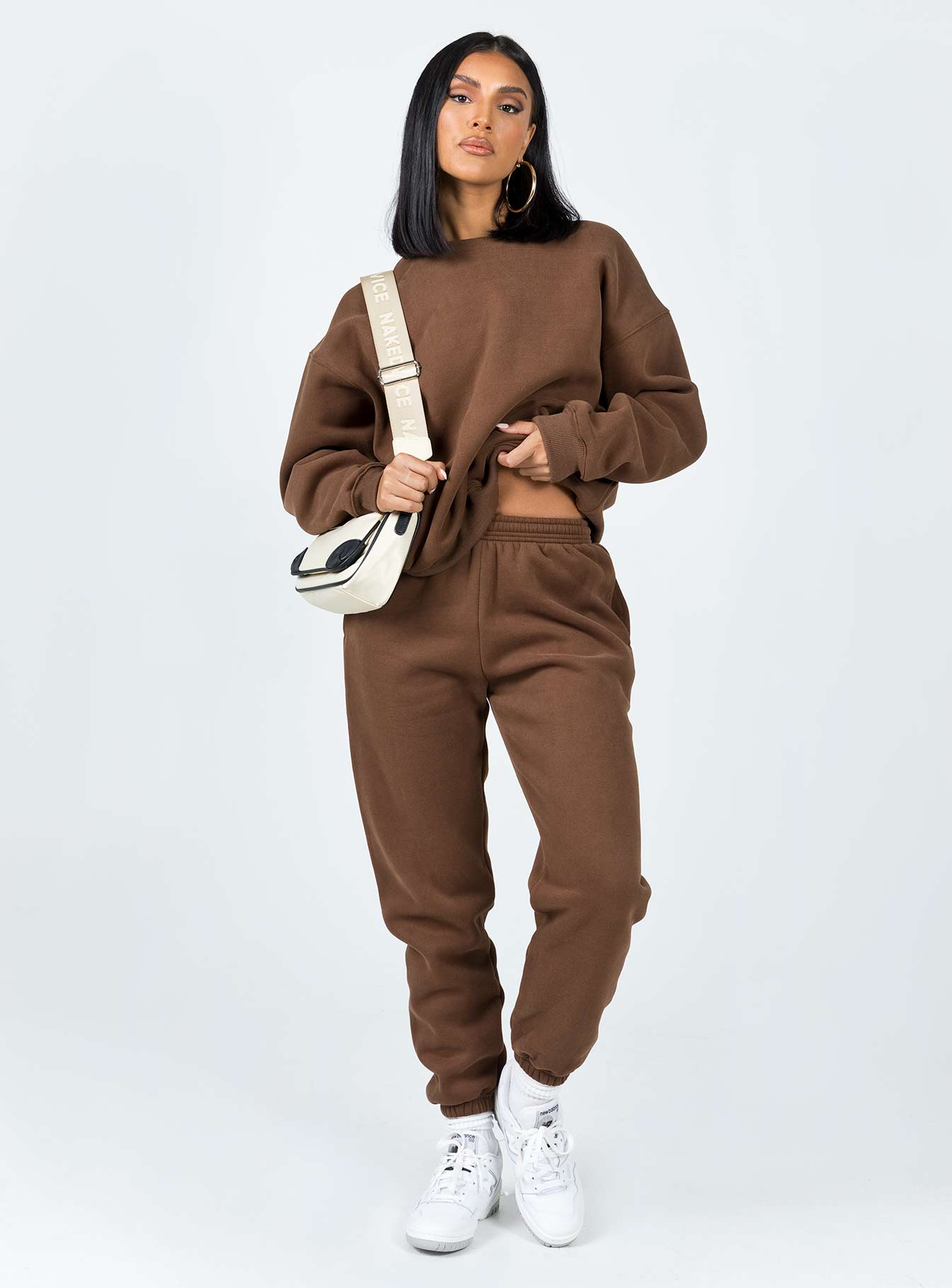 Club Basic Trackpants Brown