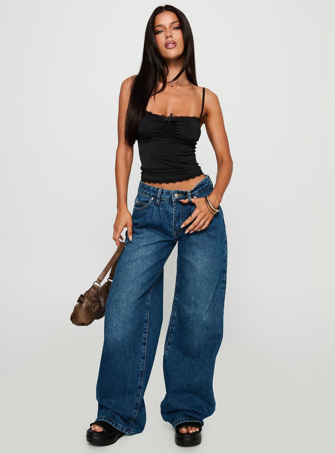 Duster Oversized Jeans Dark Wash