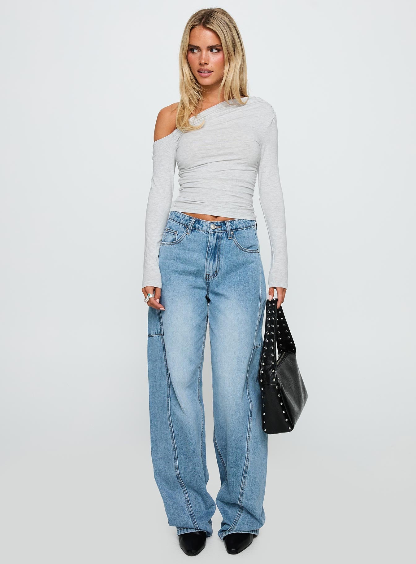 Esperance Barrel Leg Jeans Vintage Blue