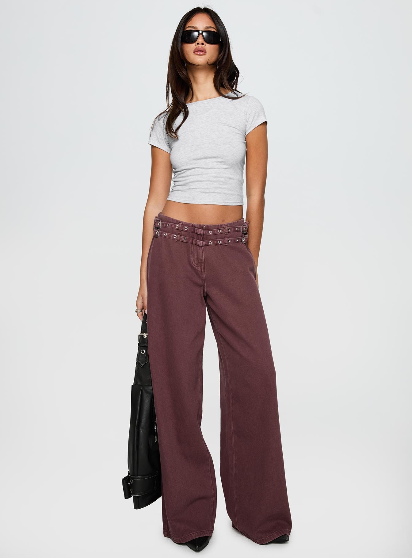 Baccarat Belted Pant Chocolate