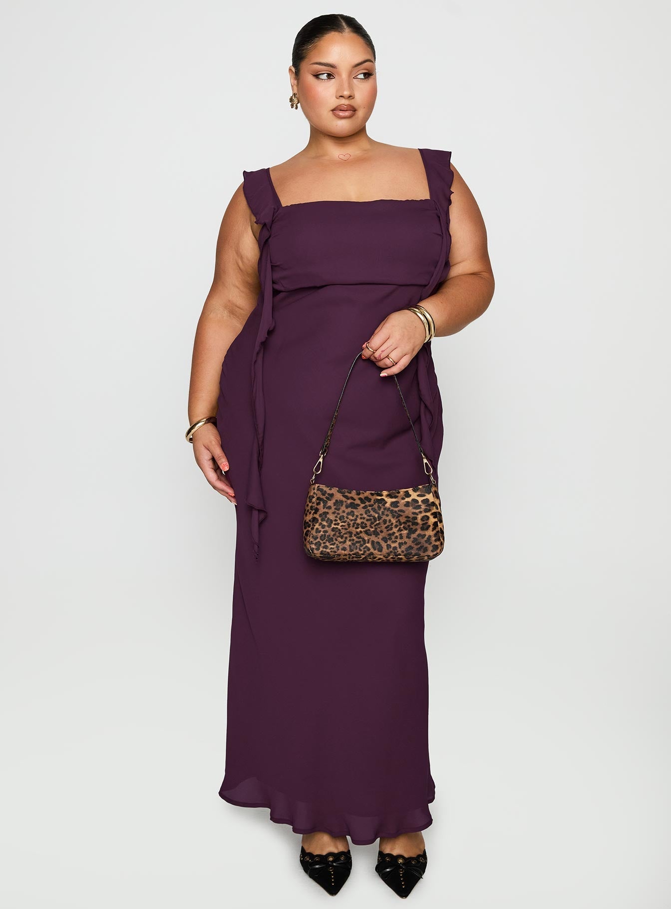 Lanai Maxi Dress Plum Curve