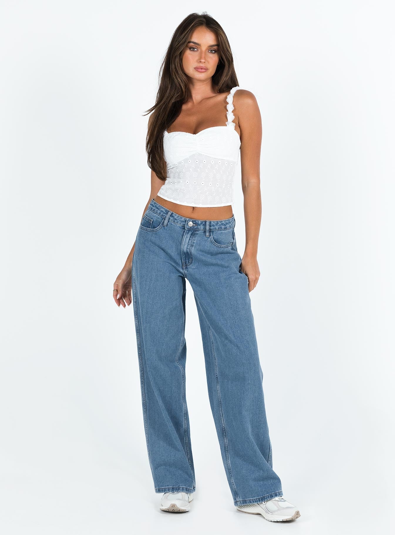 Maryanne Mid-rise Relaxed Denim Jeans Mid Wash Denim Tall