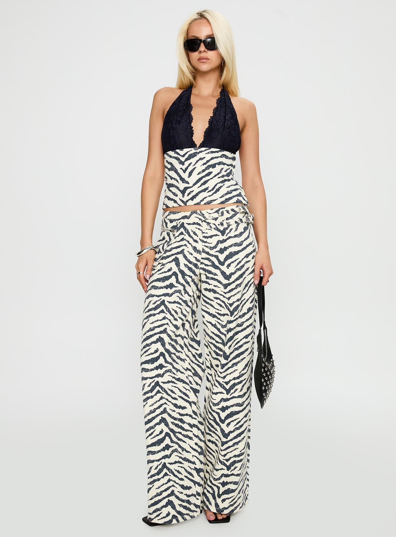 Paltrow Cargo Jeans Zebra