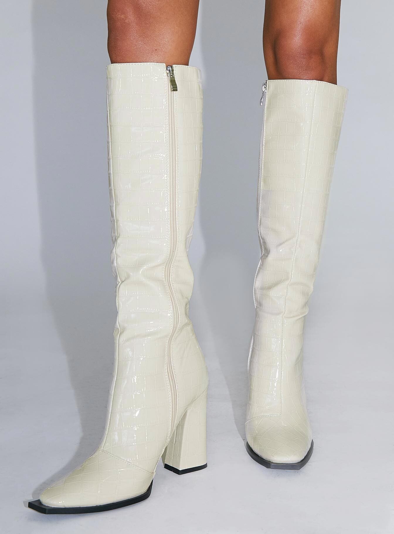Mercury Boots Ecru