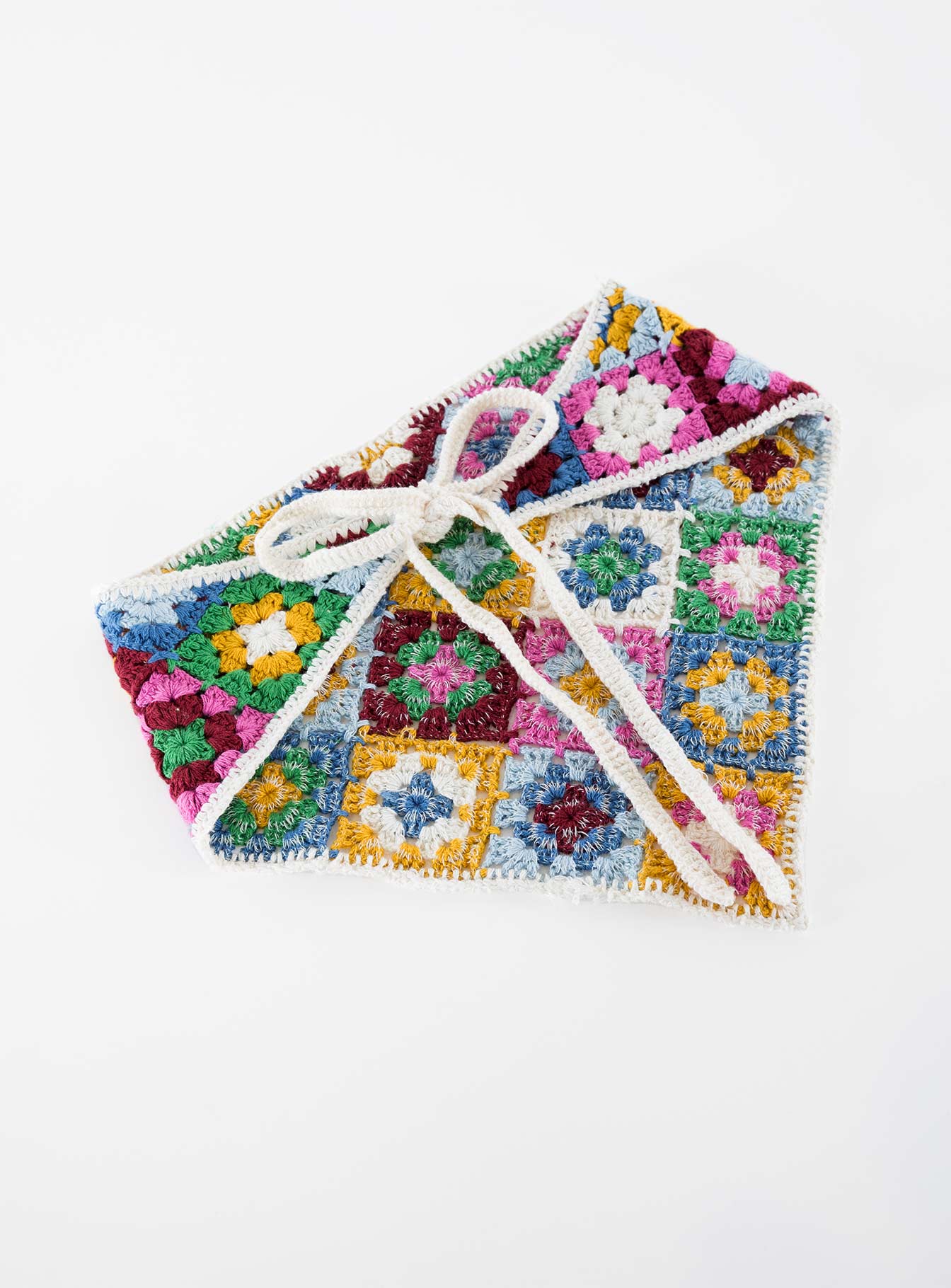 Purley Crochet Hair Scarf Multi