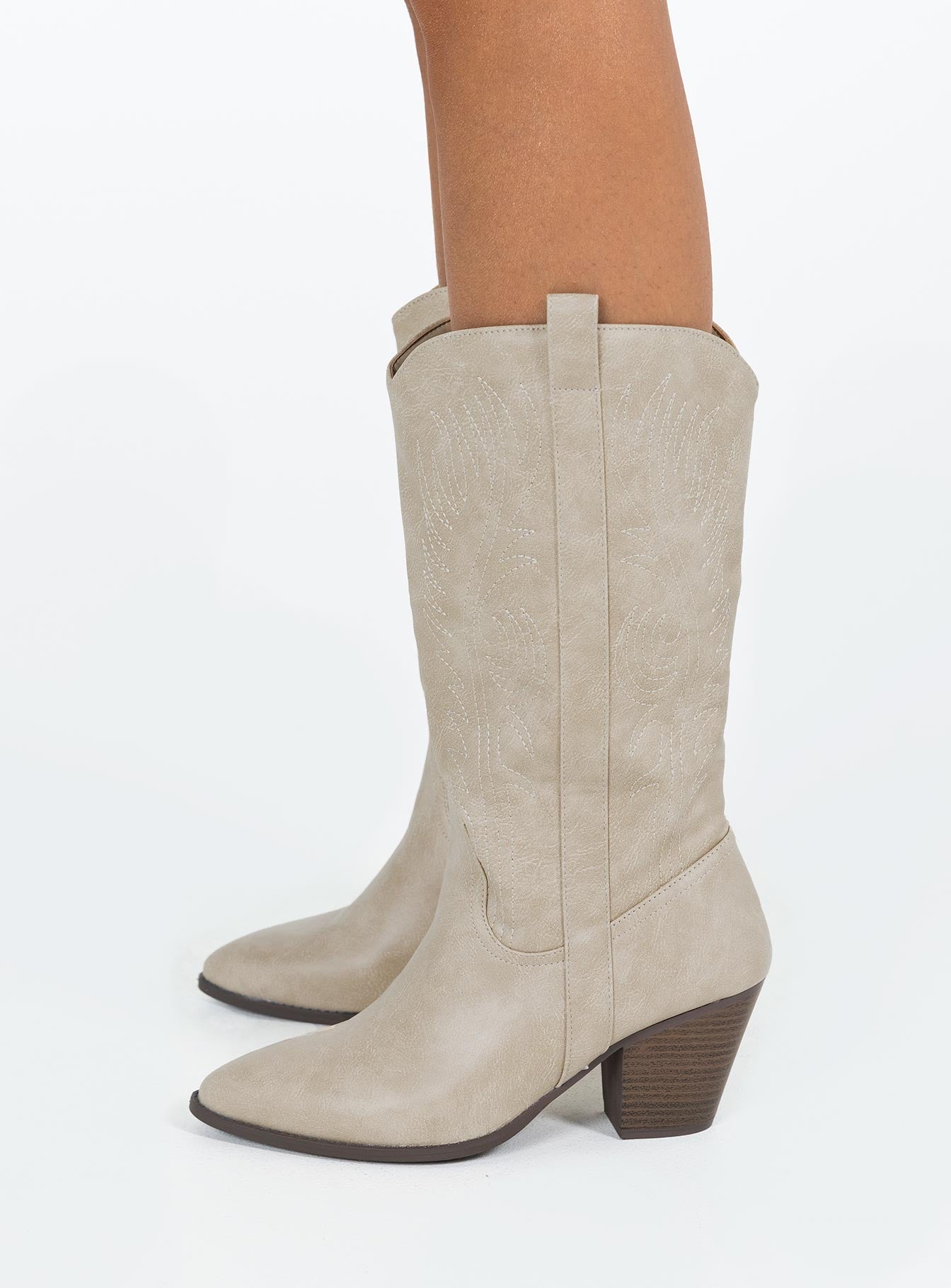 Zane Western Boot Stone