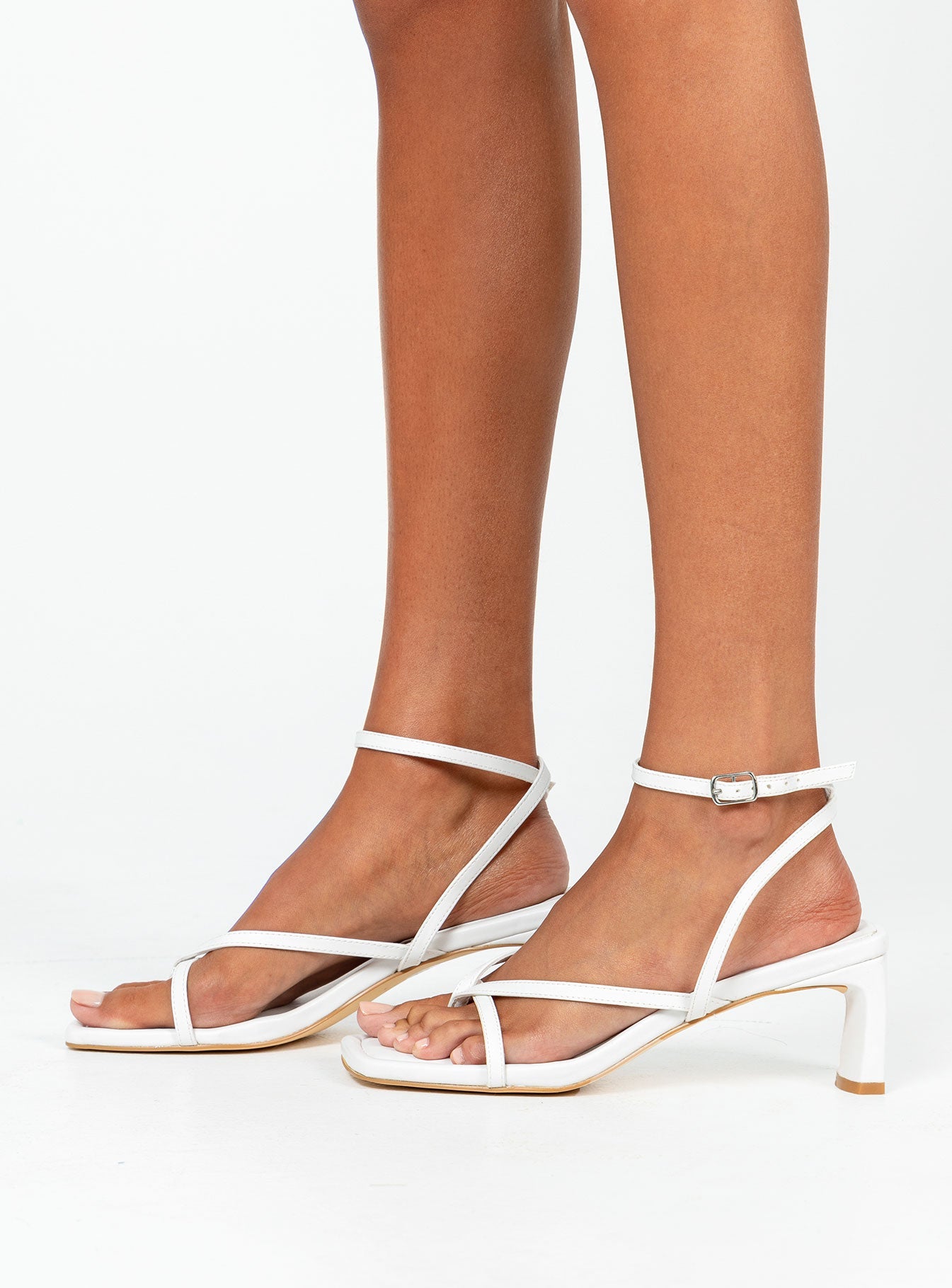 Calisto Heels White