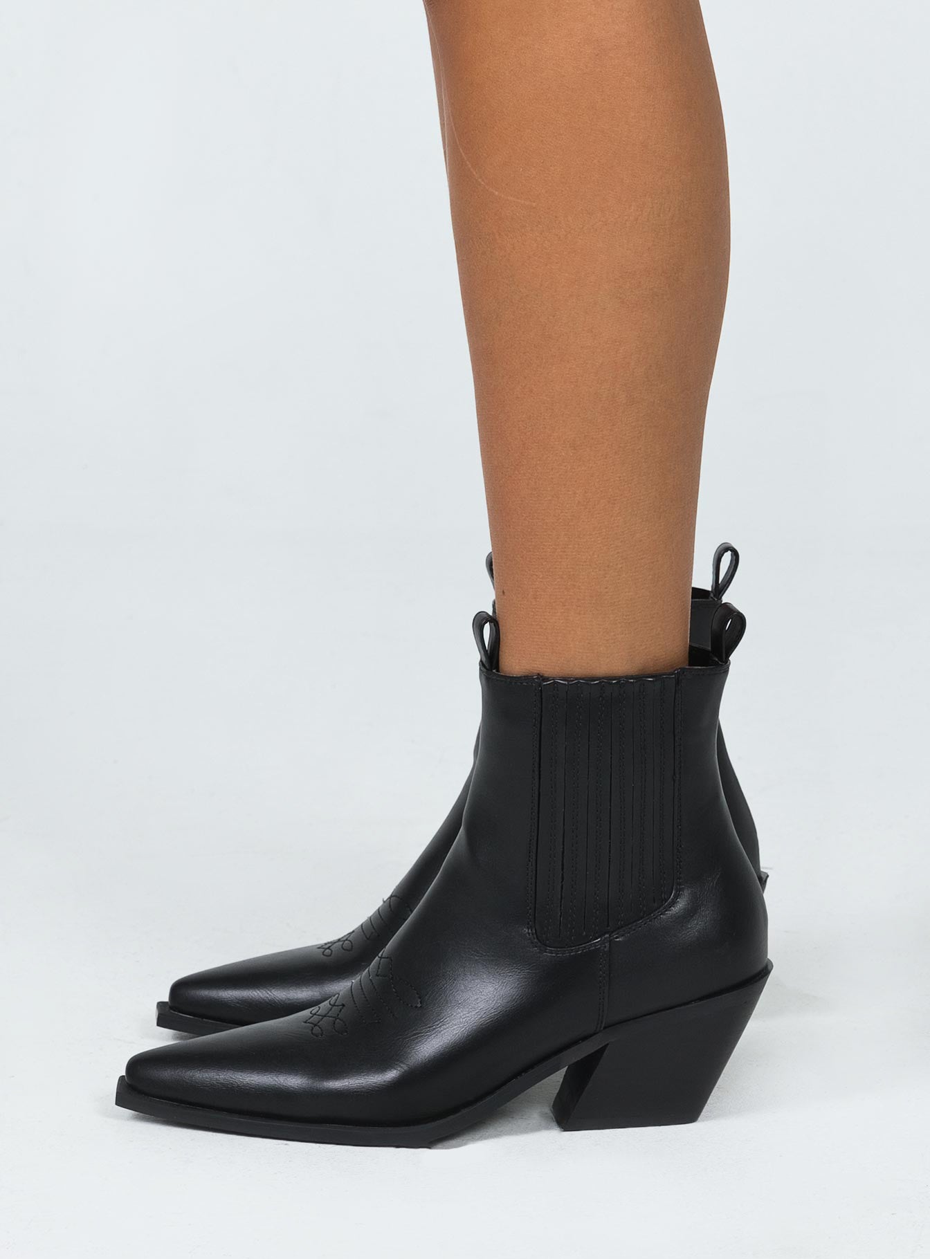 Billini Ezra Western Boot Black