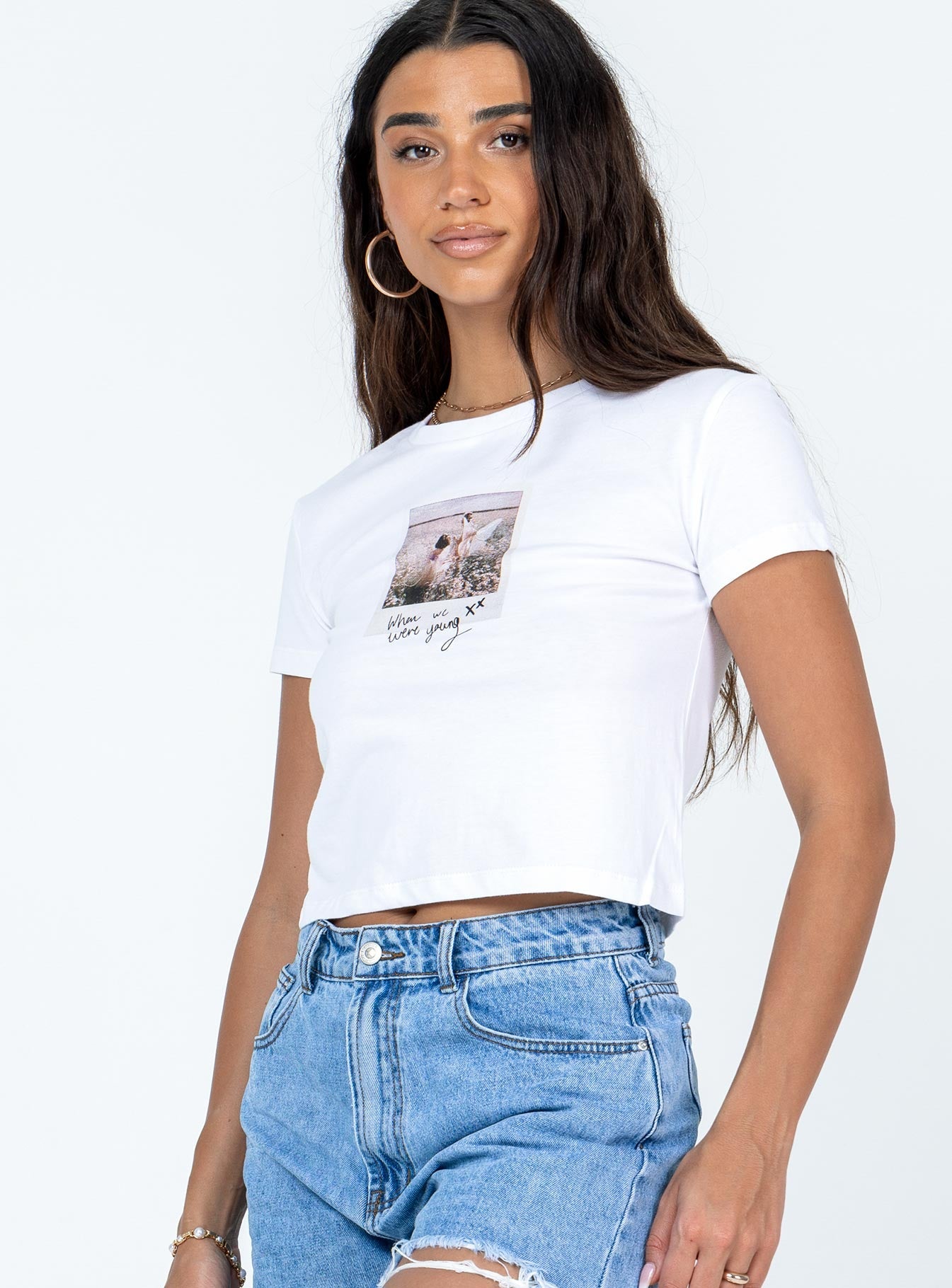 Shake it Graphic Tee White