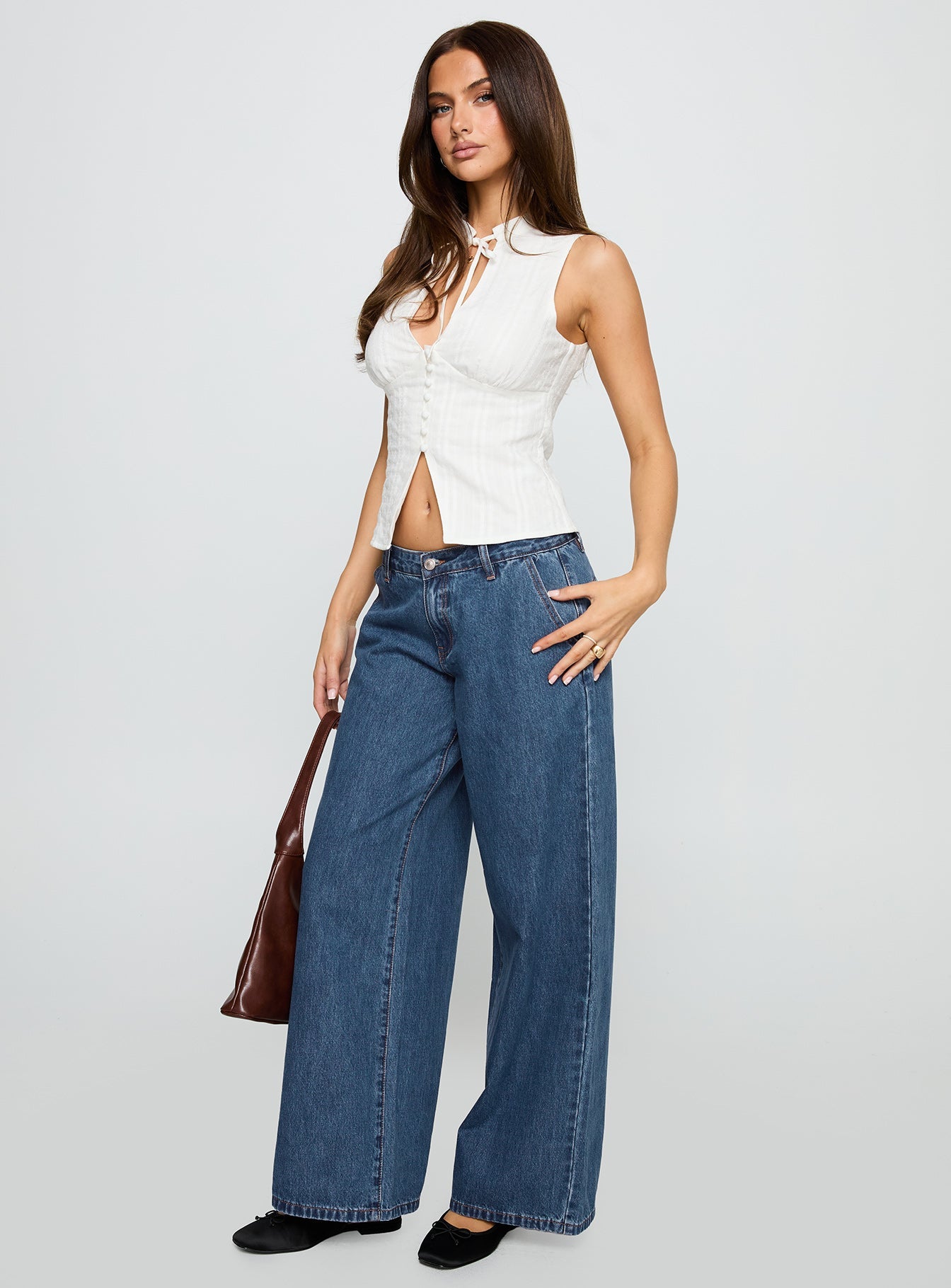Hyde Baggy Jeans Mid Blue