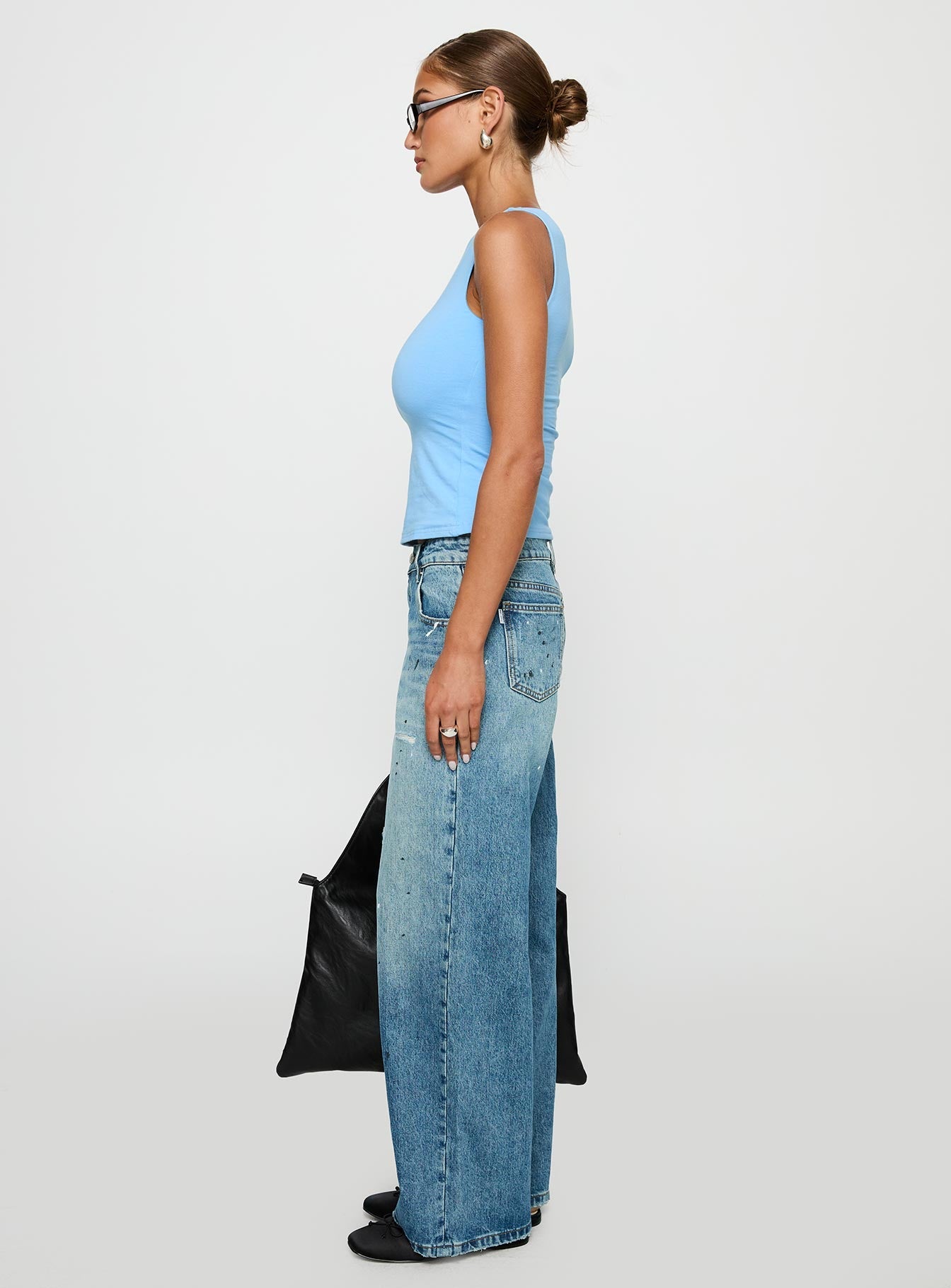 Picasso Straight Leg Jean Mid Blue
