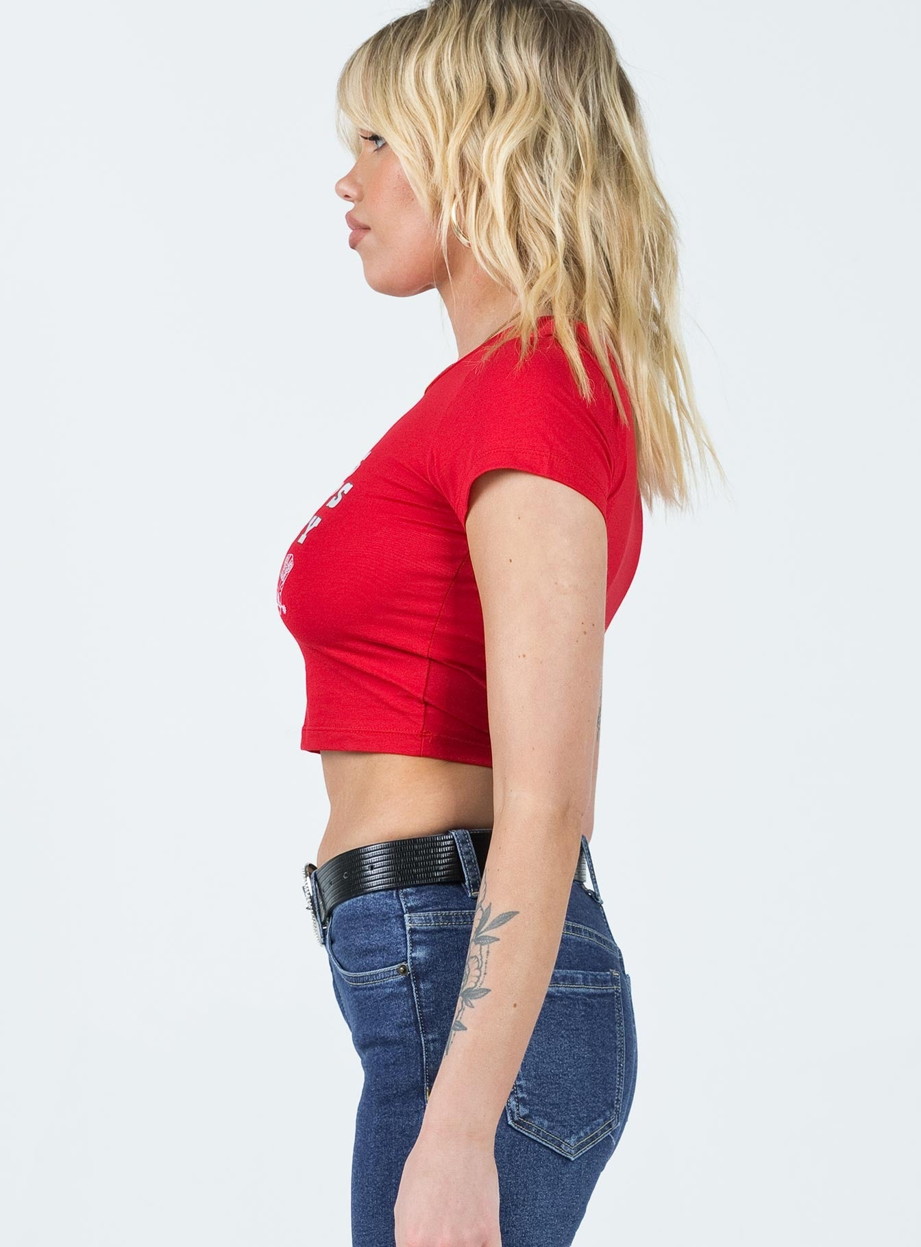 Boots Chaps Tee Red