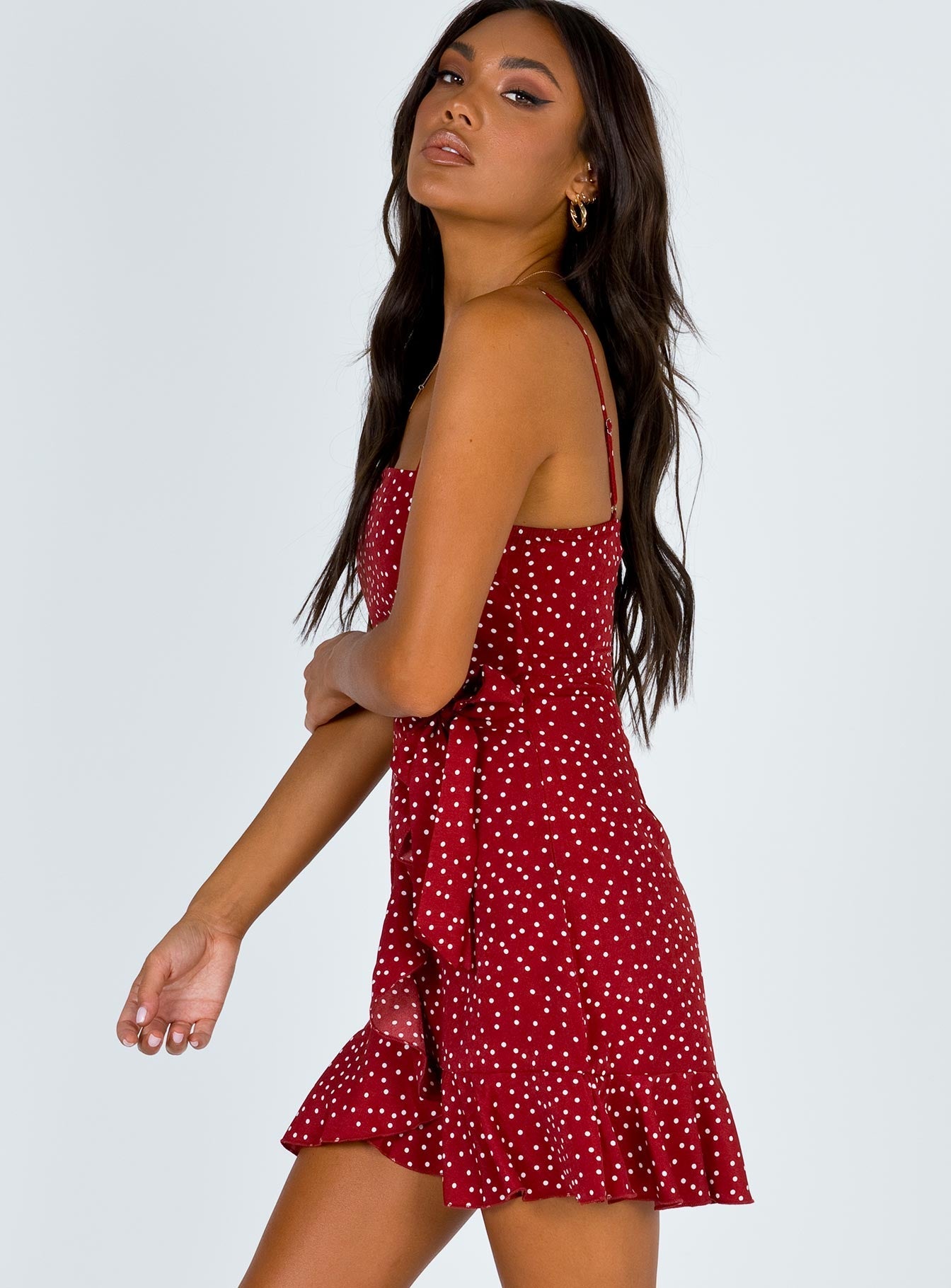 Caesura Mini Dress Wine