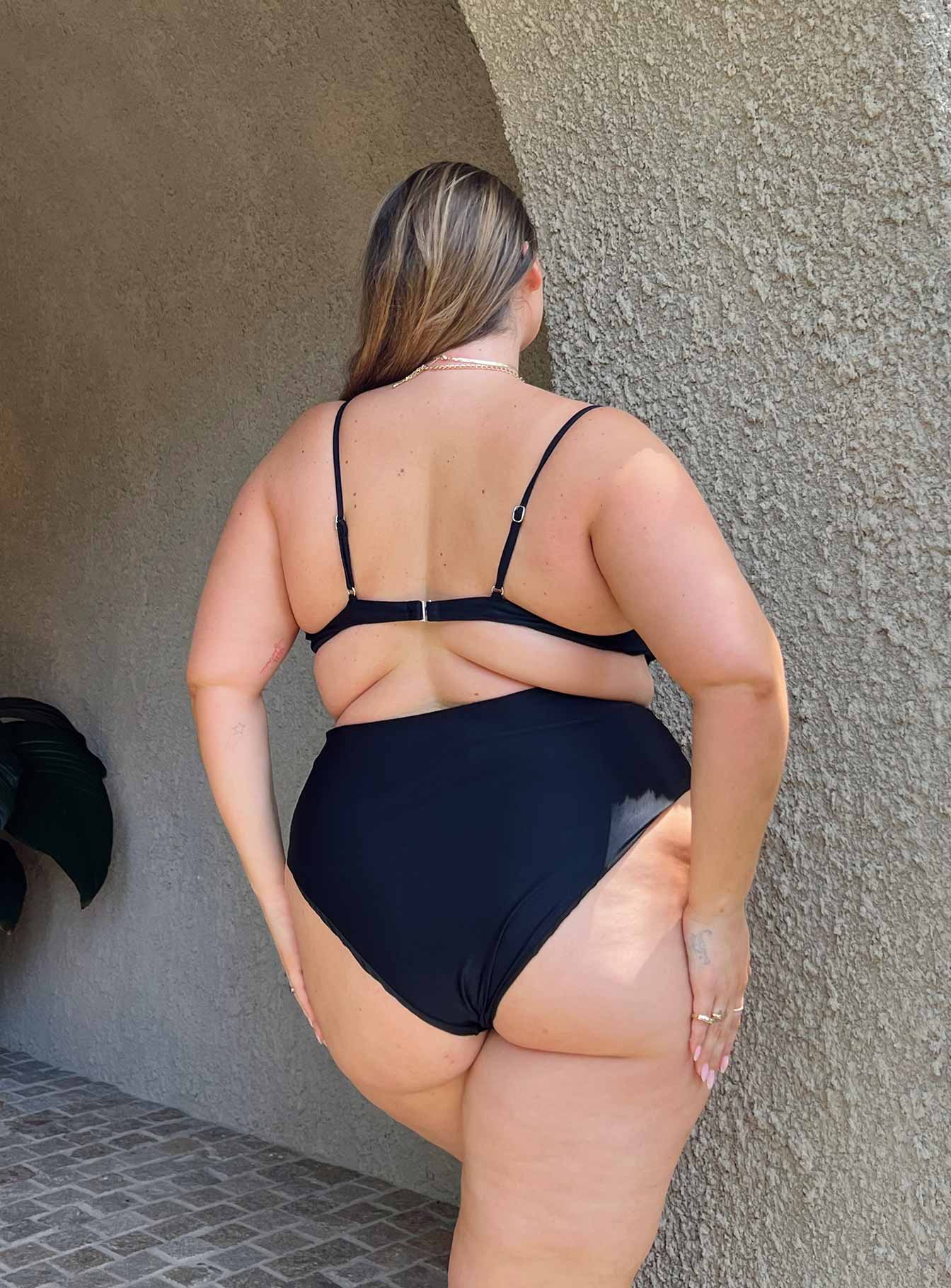 Avani Bikini Bottoms Black Curve
