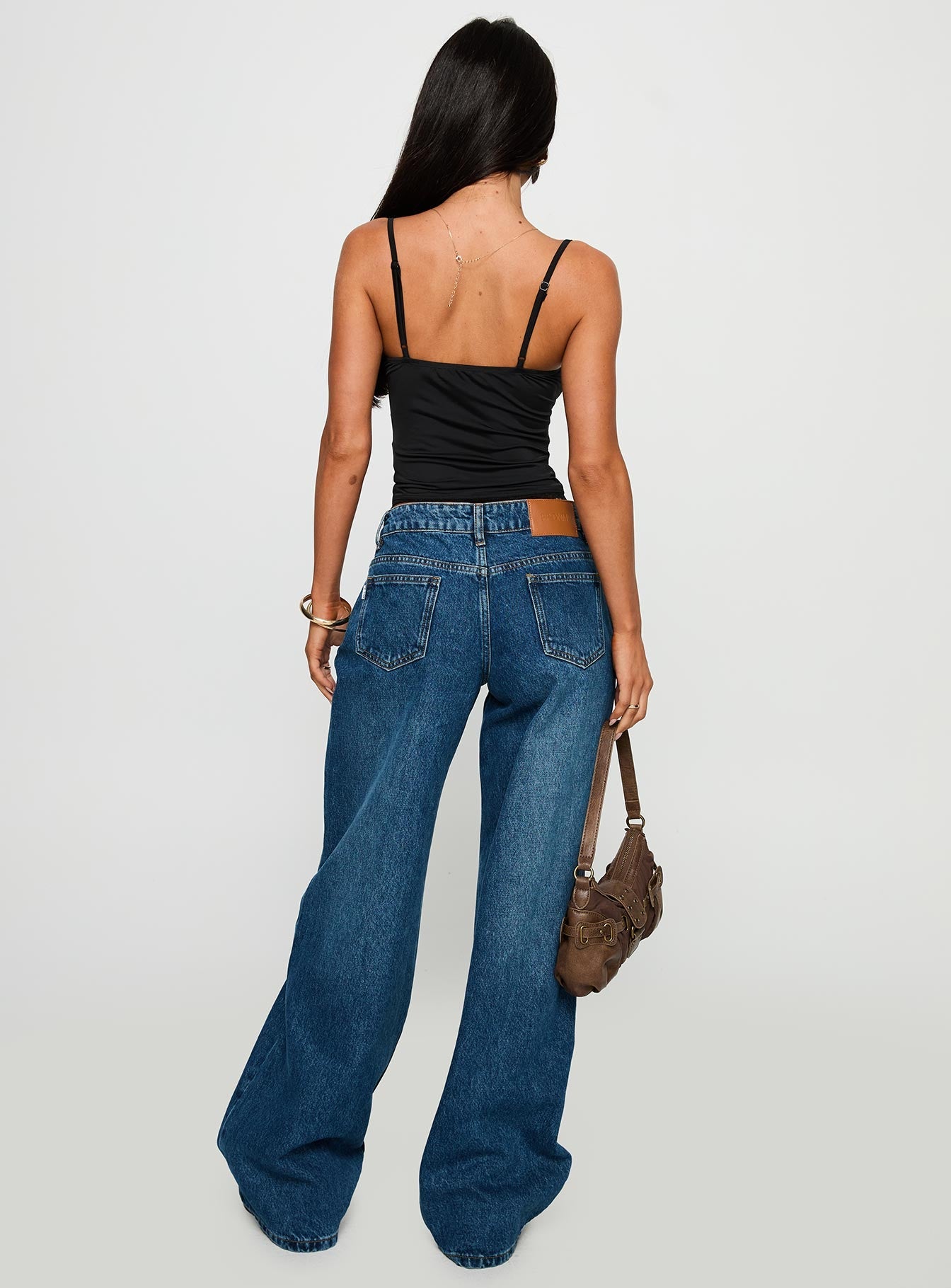 Duster Oversized Jeans Dark Wash