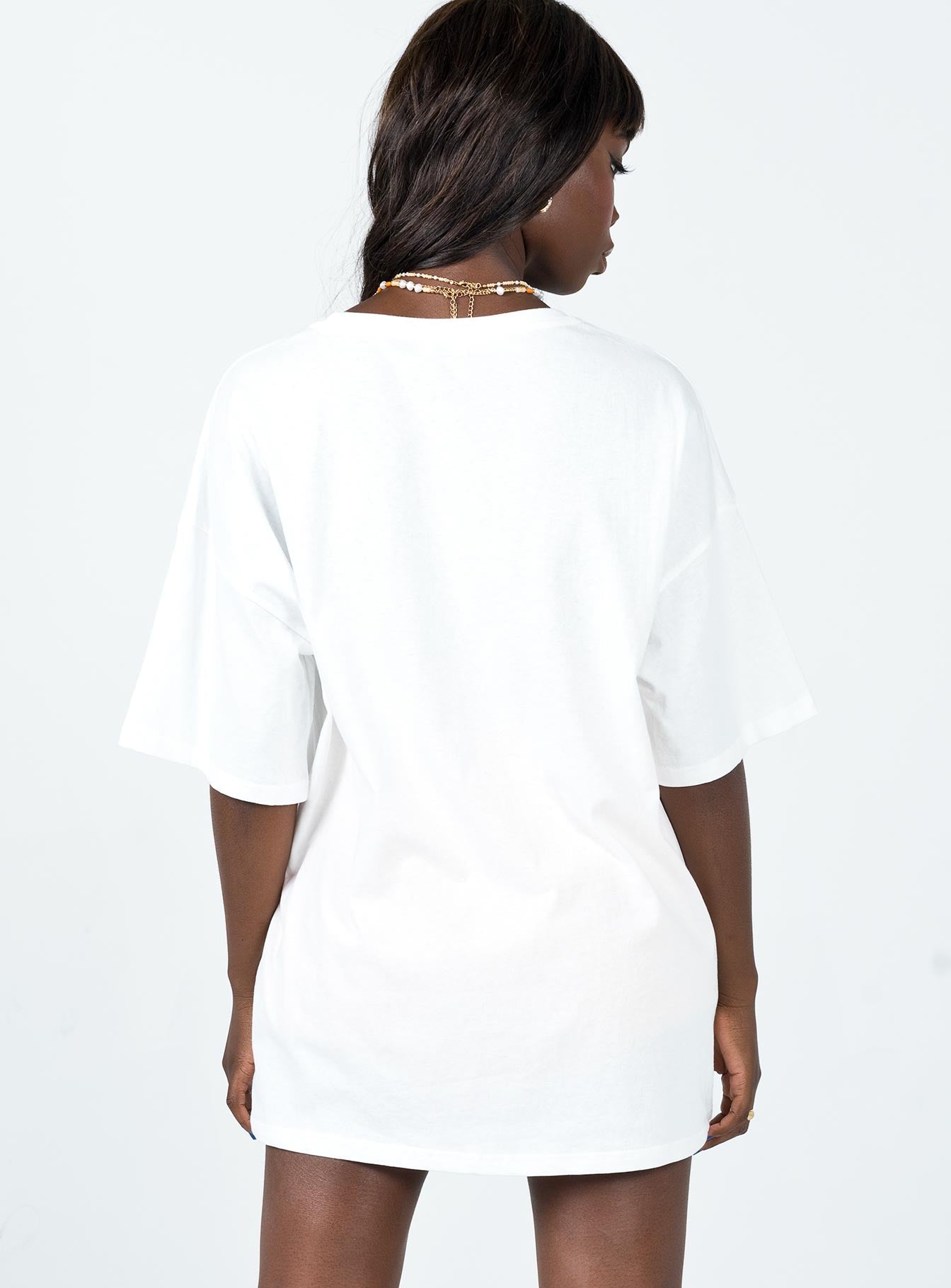 Tropicana Oversized Tee White