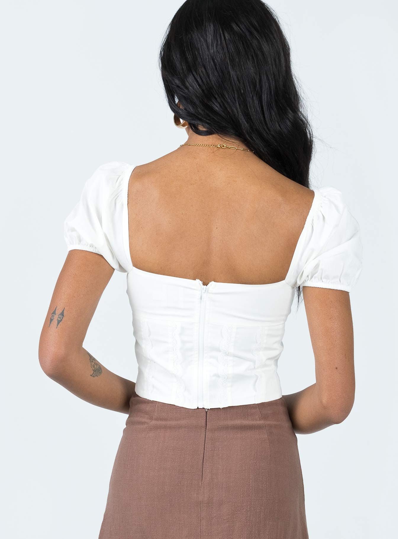 Taber Top Ivory