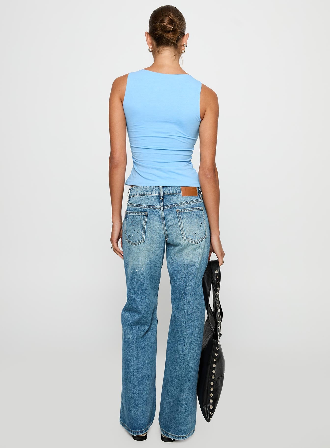 Picasso Straight Leg Jean Mid Blue