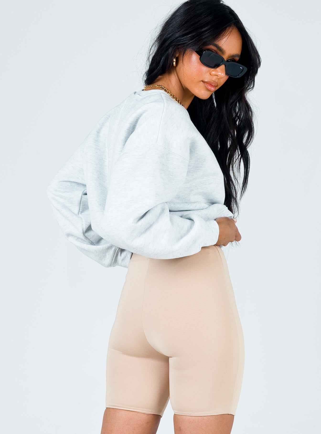 Biker Short Beige