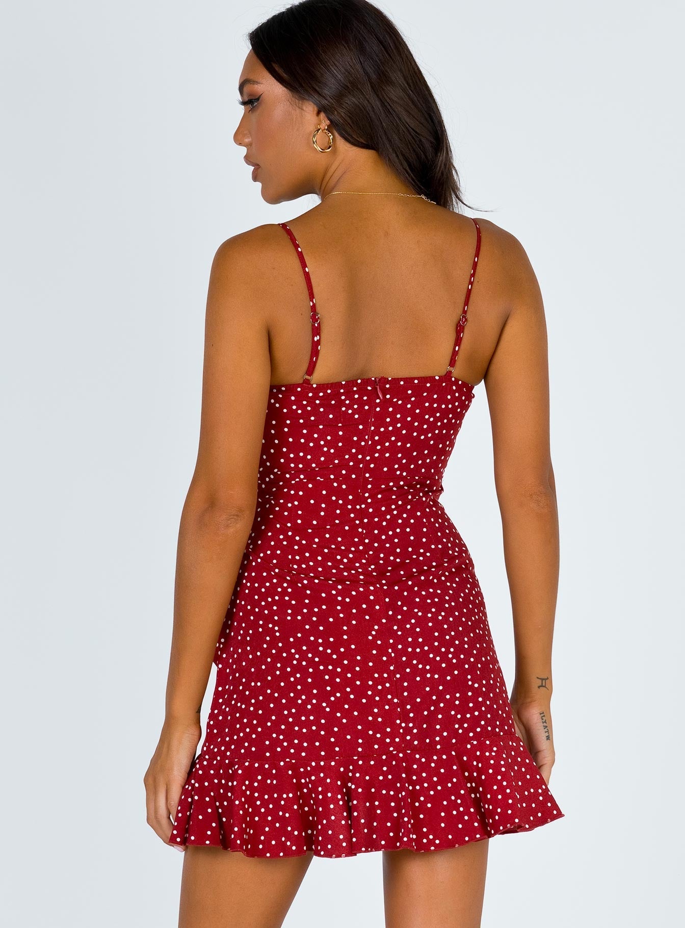 Caesura Mini Dress Wine