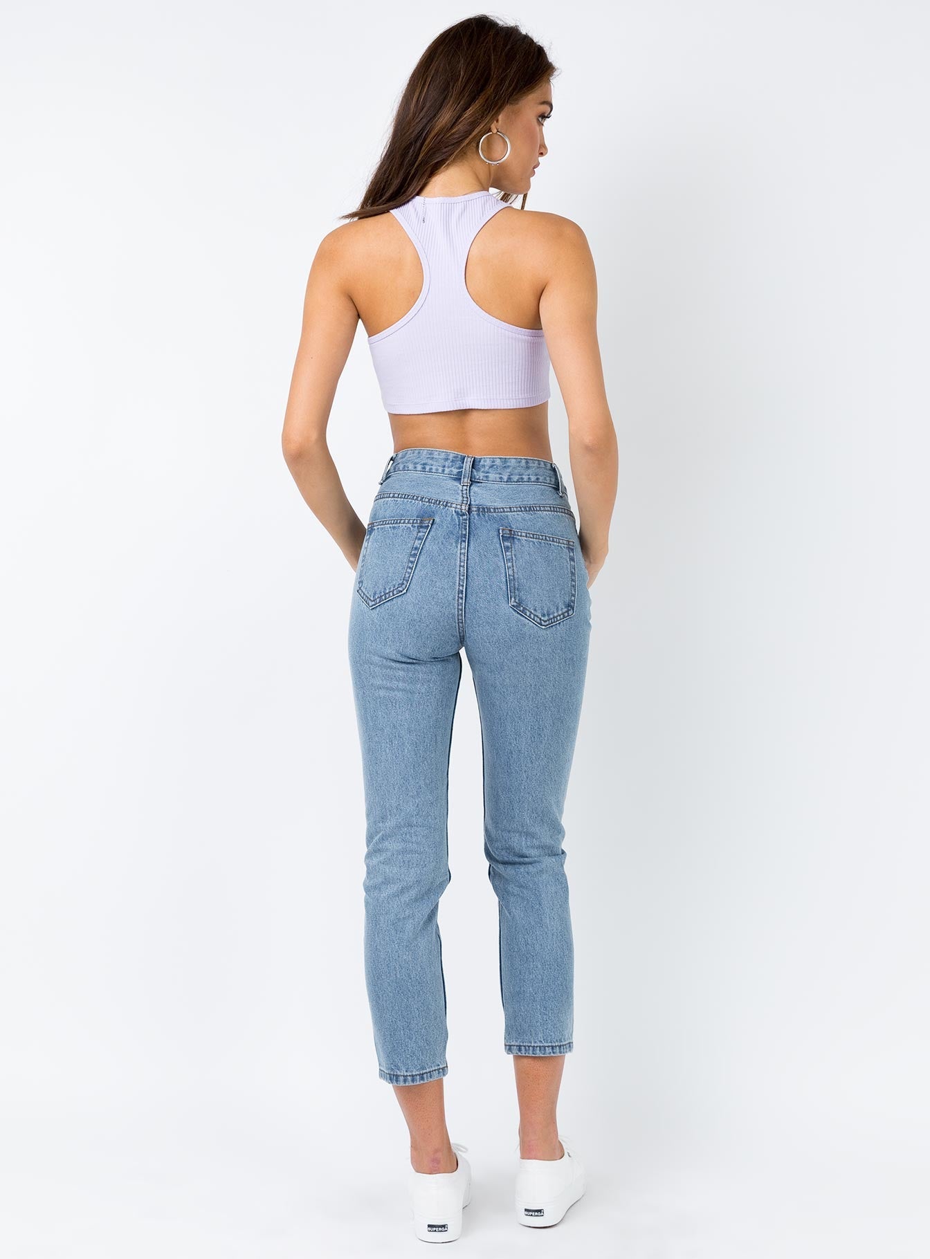 Gemini Mom Jeans Pale Blue