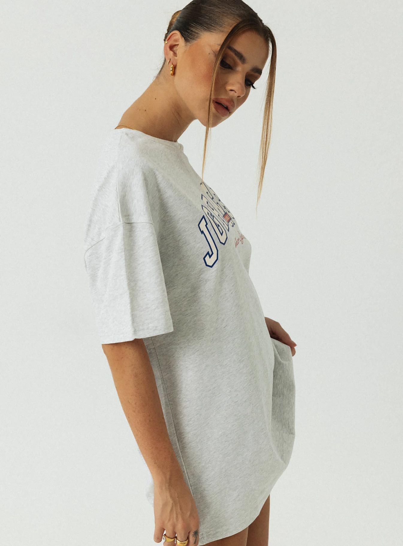 Jagger & Stone Vintage Oversized Tee Grey
