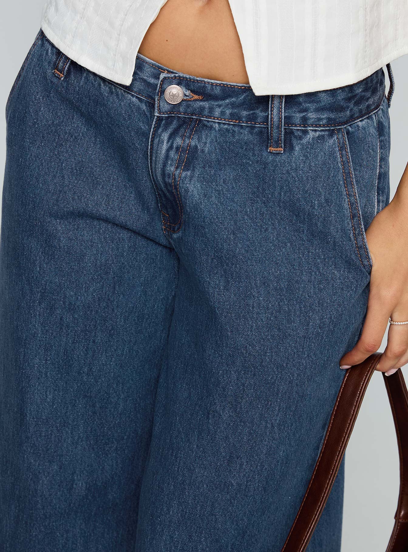 Hyde Baggy Jeans Mid Blue