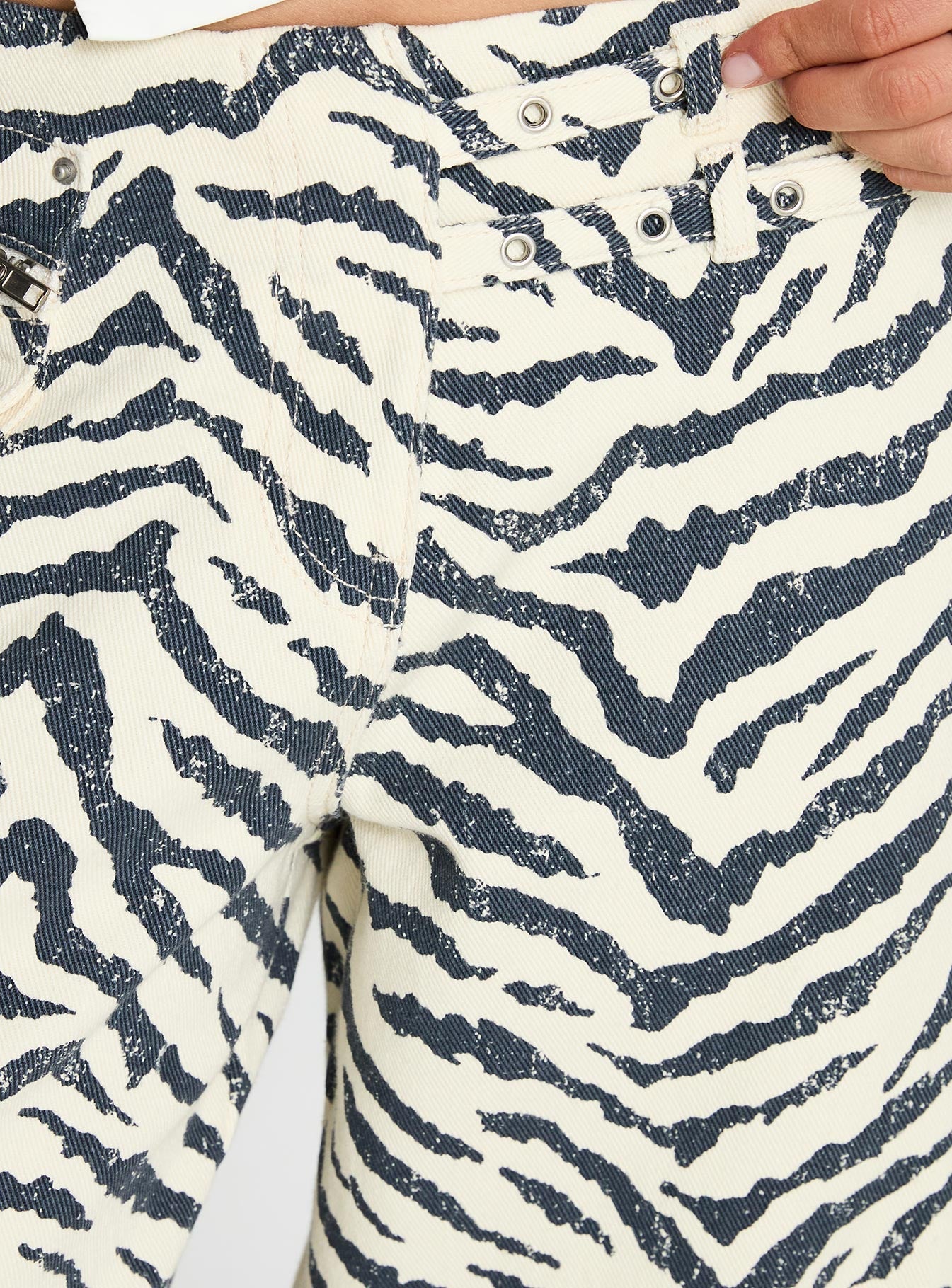 Paltrow Cargo Jeans Zebra