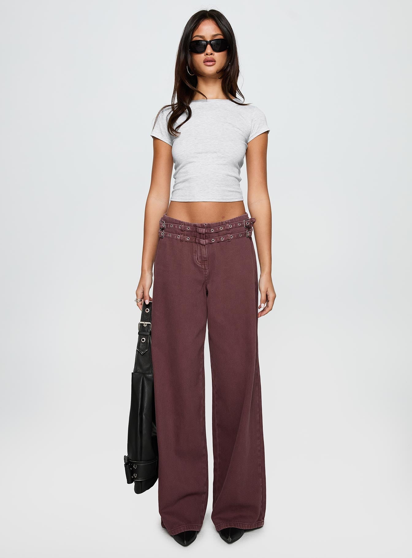 Baccarat Belted Pant Chocolate