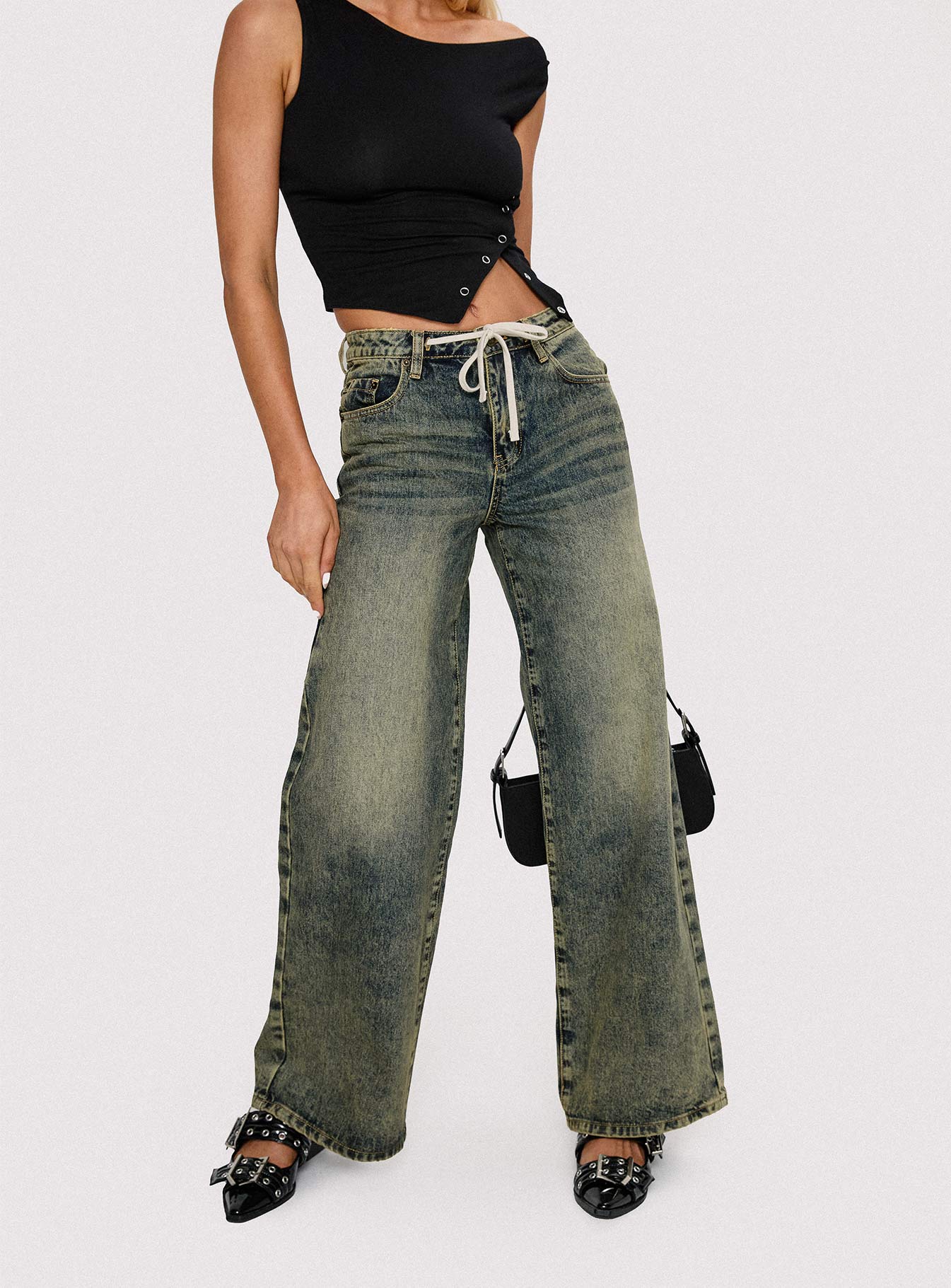 Mellowed Out Slouchy Jeans Antique Wash