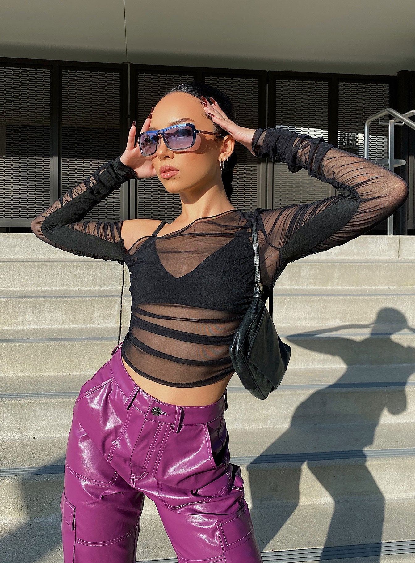 Layla Long Sleeve Top Black