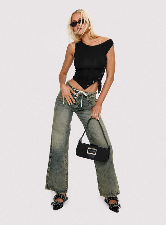 Mellowed Out Slouchy Jeans Antique Wash