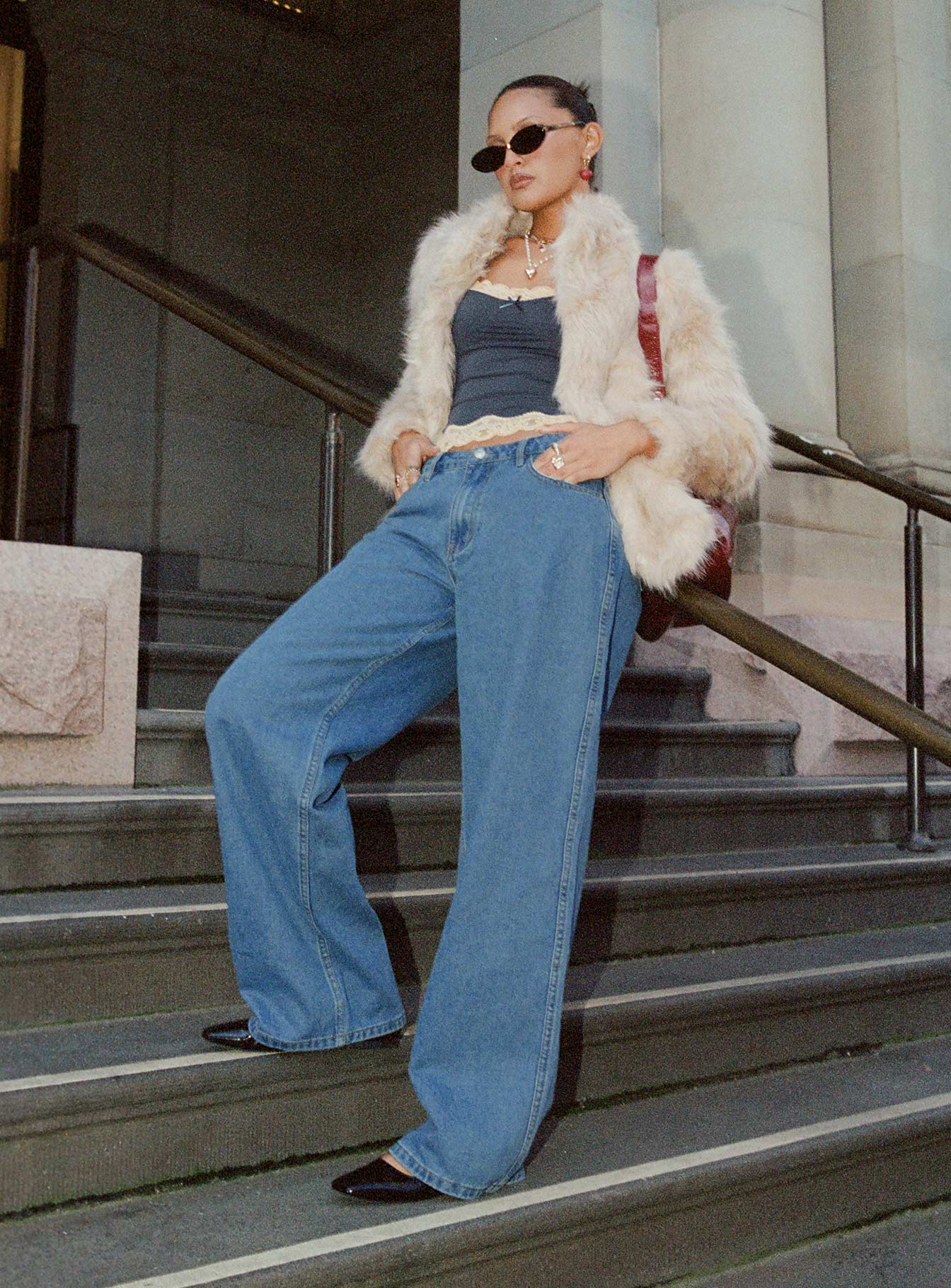 Maryanne Mid-rise Relaxed Denim Jeans Mid Wash Denim Tall