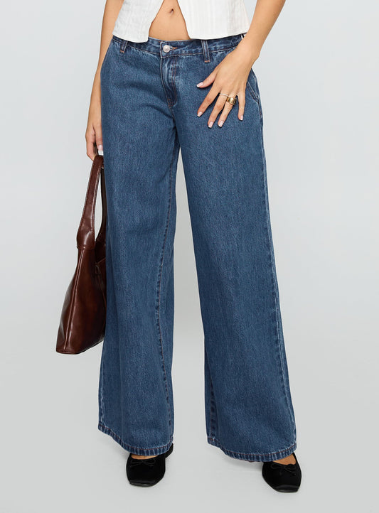 Hyde Baggy Jeans Mid Blue