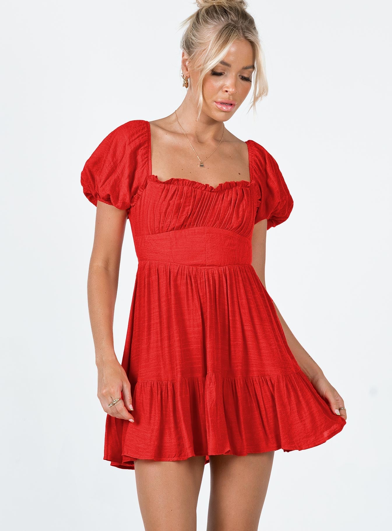 Ethan Mini Dress Red