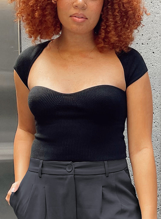 Alima Top Black