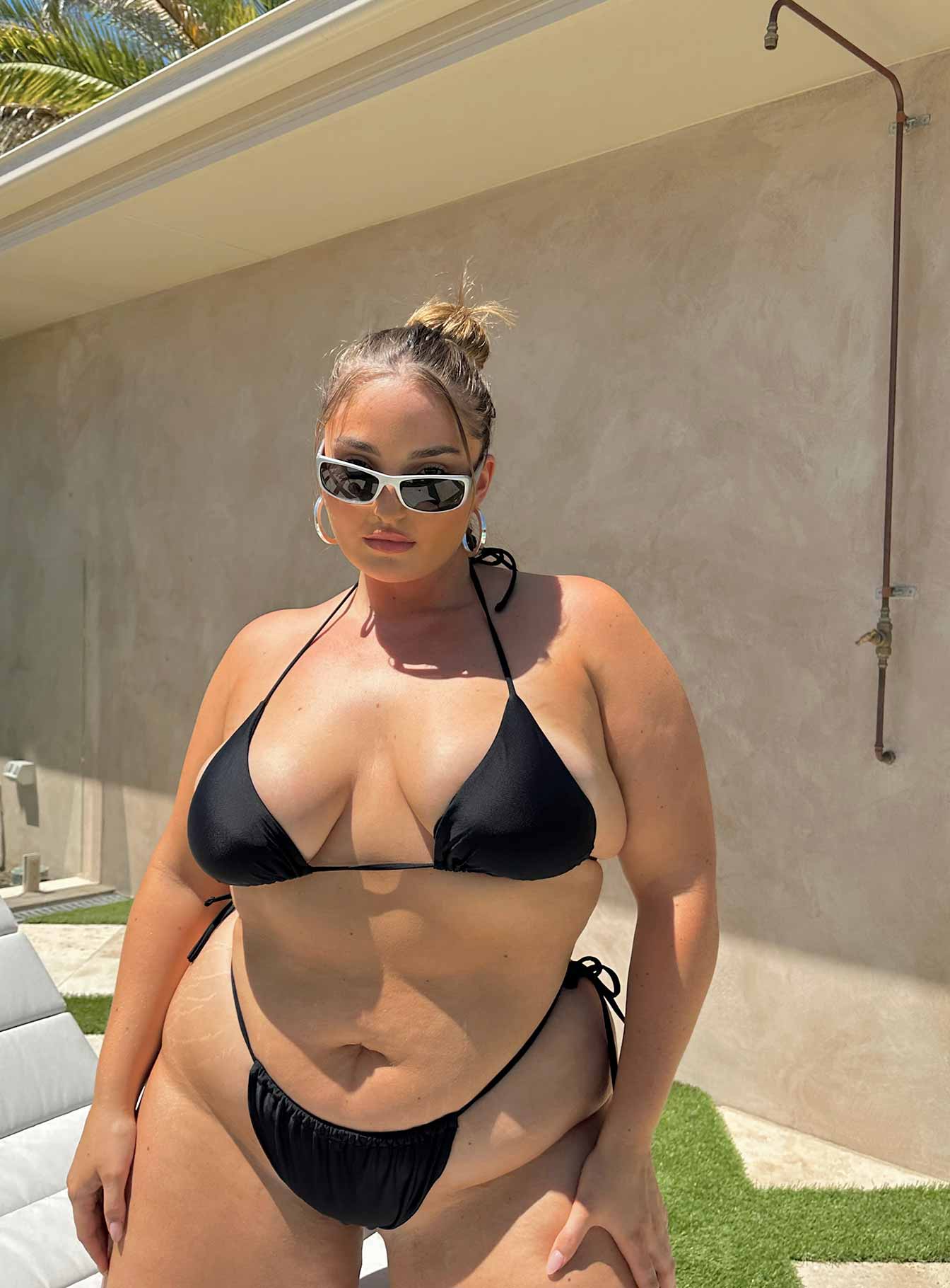 Jenner Bikini Bottoms Black Curve