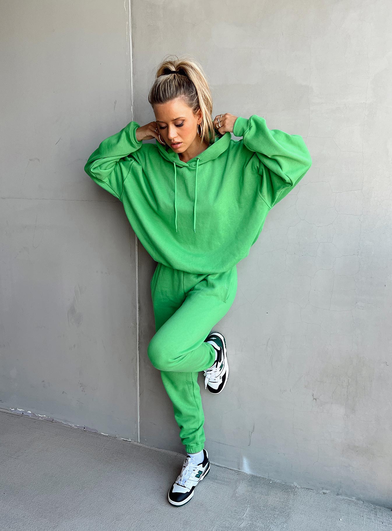 Ritu Oversized Hoodie Green