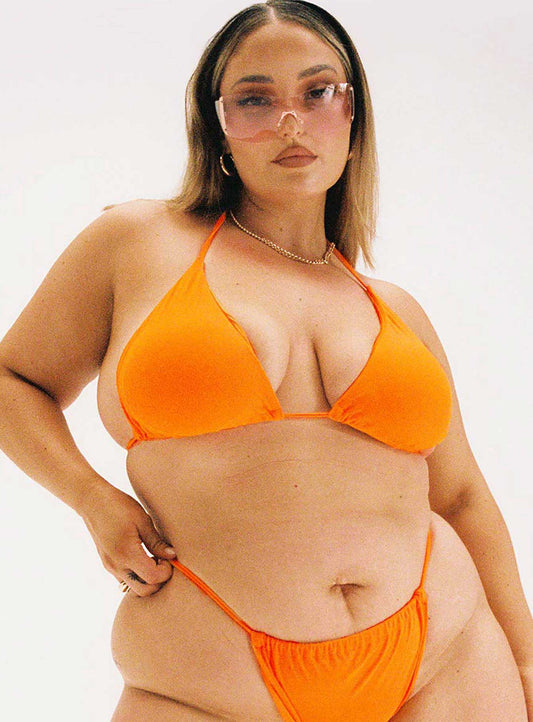 Serene Bikini Top Orange Curve
