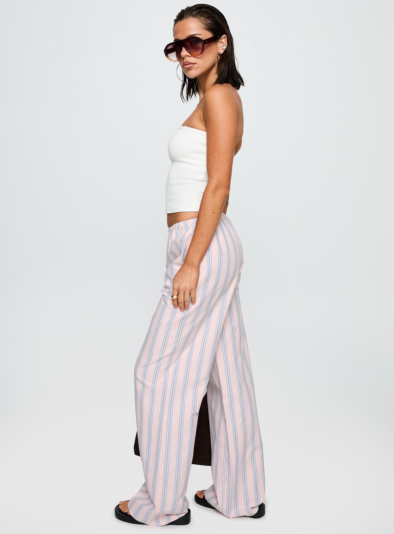 Limestone Pants Pink Multi