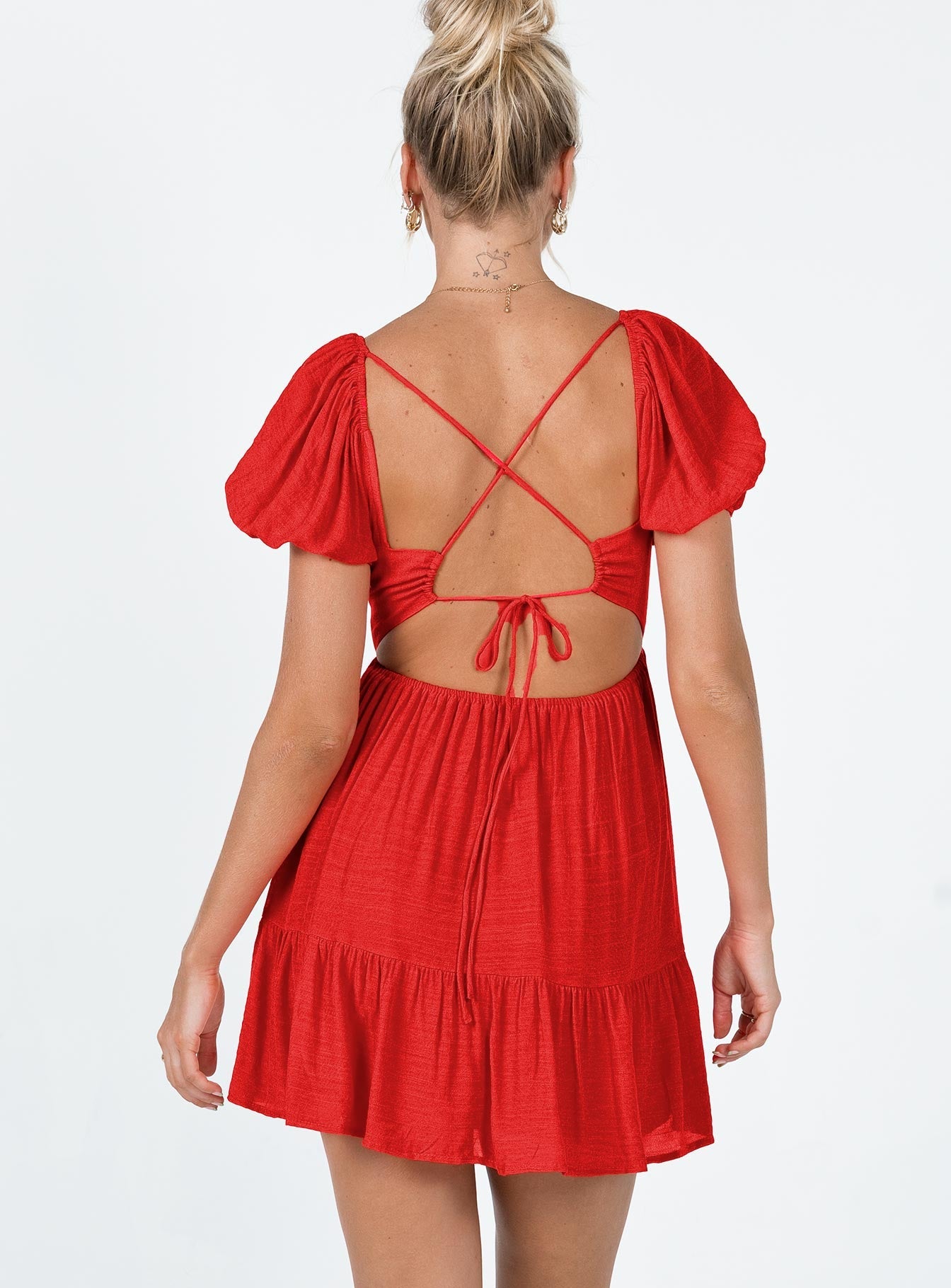 Ethan Mini Dress Red